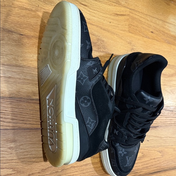 Louis Vuitton Monogram Black Sneakers